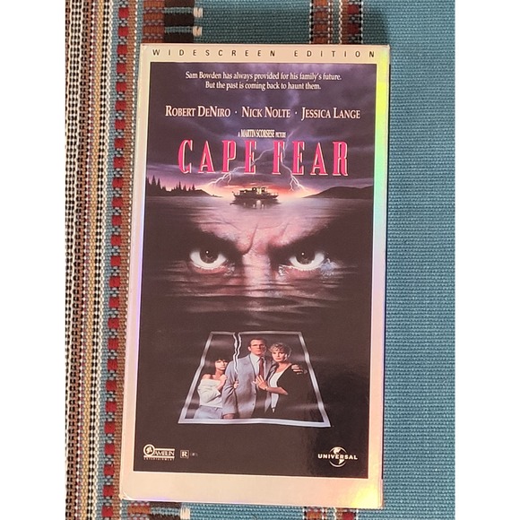 VHS Tape – Cape Fear Robert DeNiro Nick Nolte Jessica Lange Pre-owned Untested - Picture 1 of 3